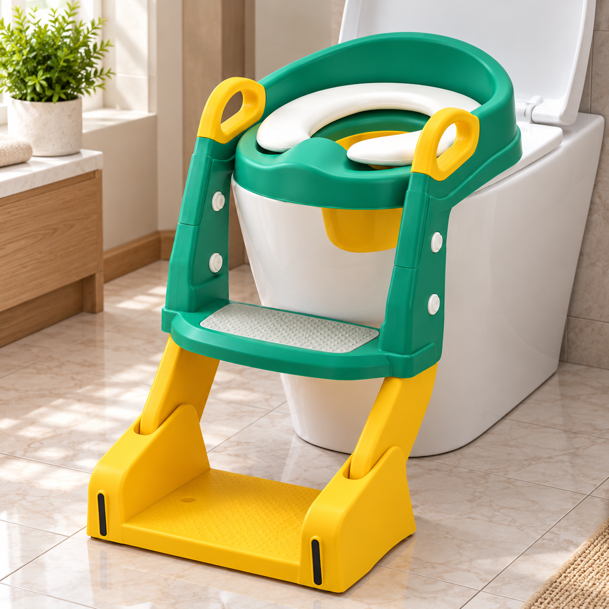 Toilet Training Seat With Ladder