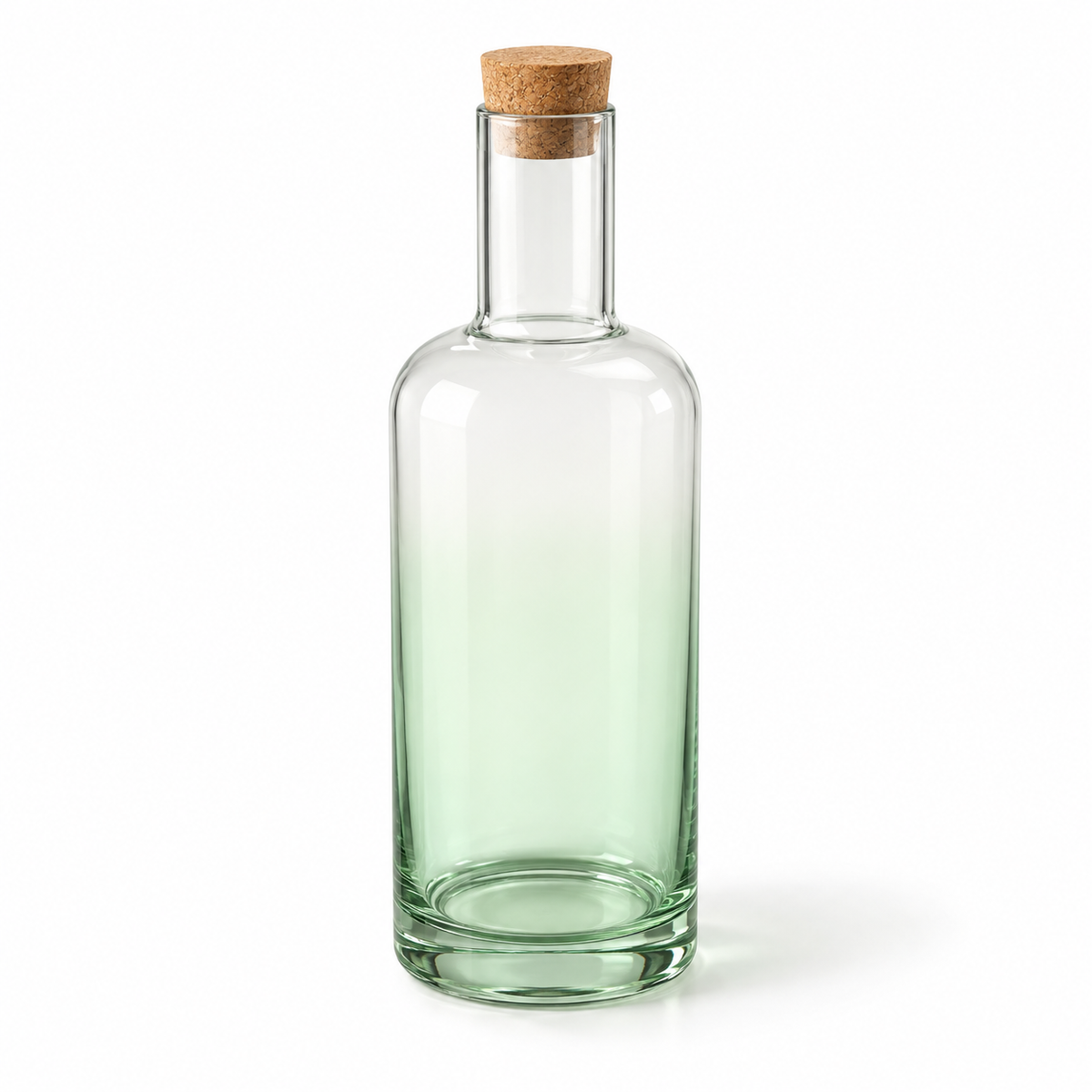 Danny Home Mint Green Glass Bottle With Cork Stopper - 1520 ml