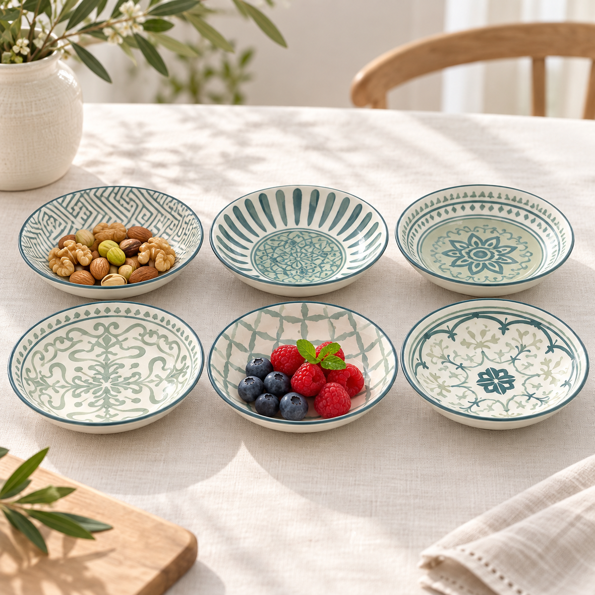Danny Home 6 Piece Patterned Bowl Set