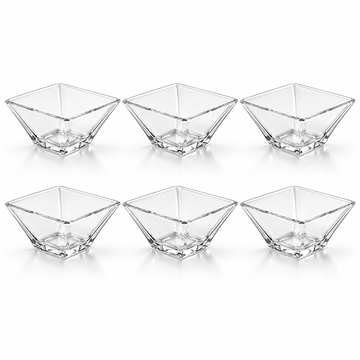 Limon Square Dessert Bowl Set – 6 Pieces