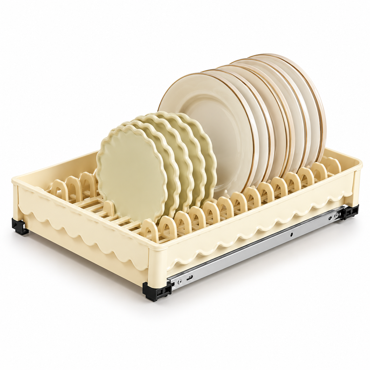 Pull-Out Dish Organizer