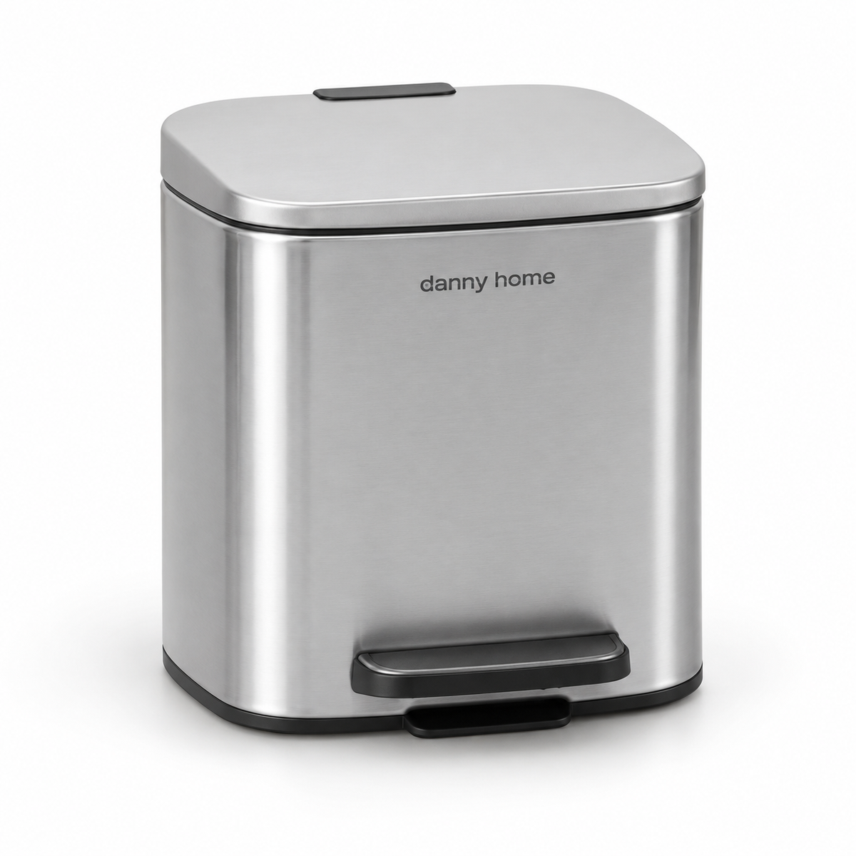 DANNY HOME SILVER PEDAL TRASH BIN