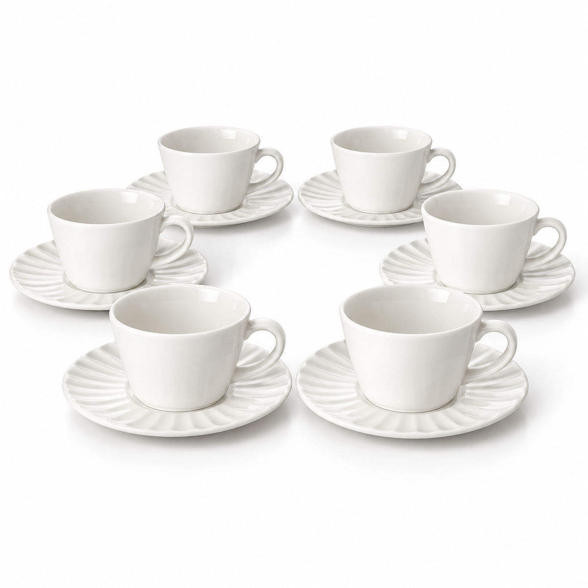 DANNY HOME 6 PIECE CUP & SAUCER SET - 250 ML