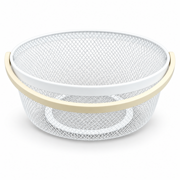 Danny Home Round Mesh Storage Basket - 25x25x18cm