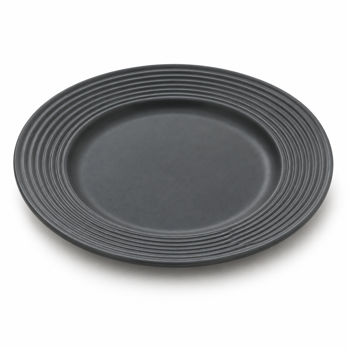 Danny Home Ridged Rim Round Plate 10.5 Inches