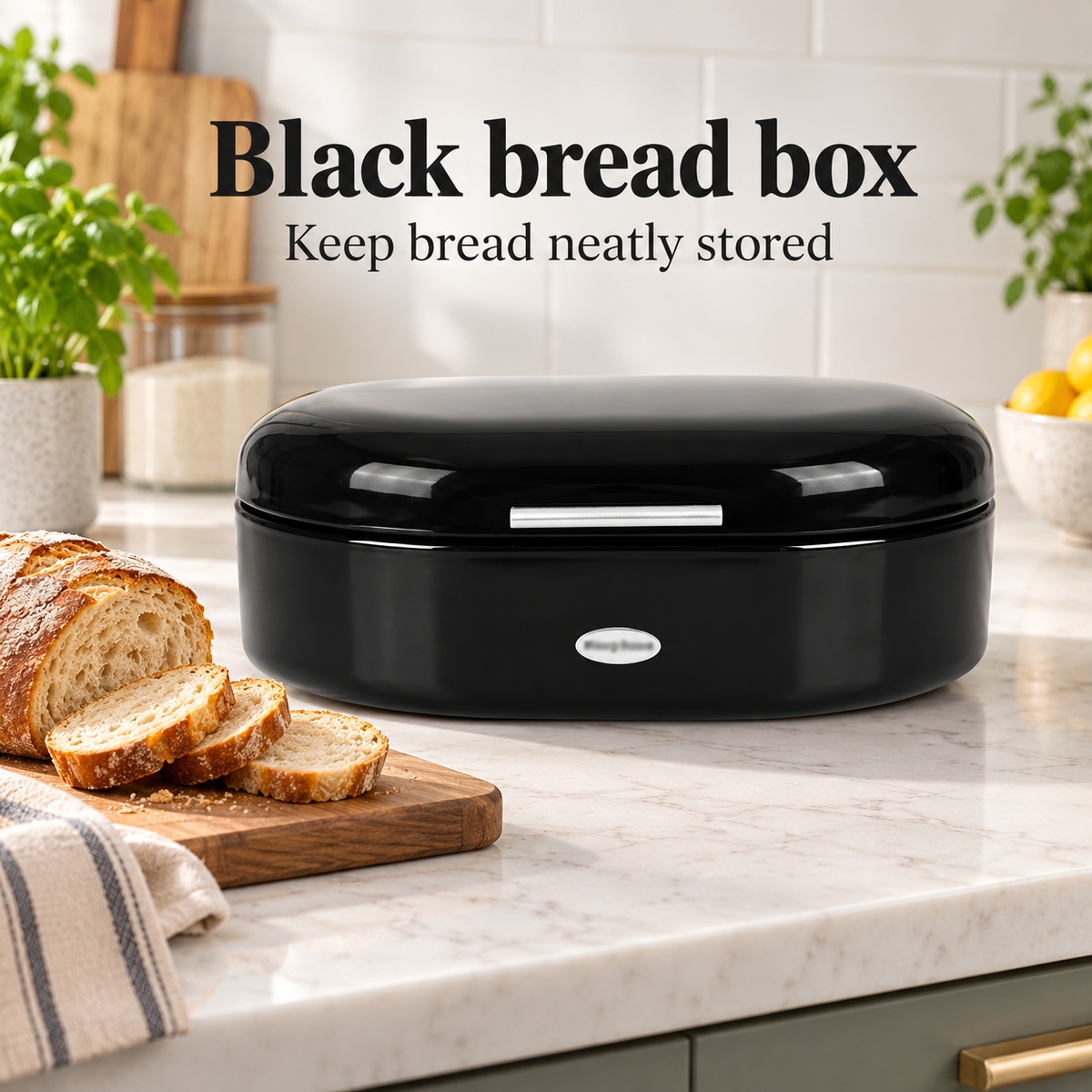 Danny Home Black Bread Box 14.5cm