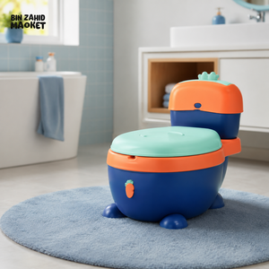 CARTOON BABY POTTY TRAINING TOILET SEAT - BLUE