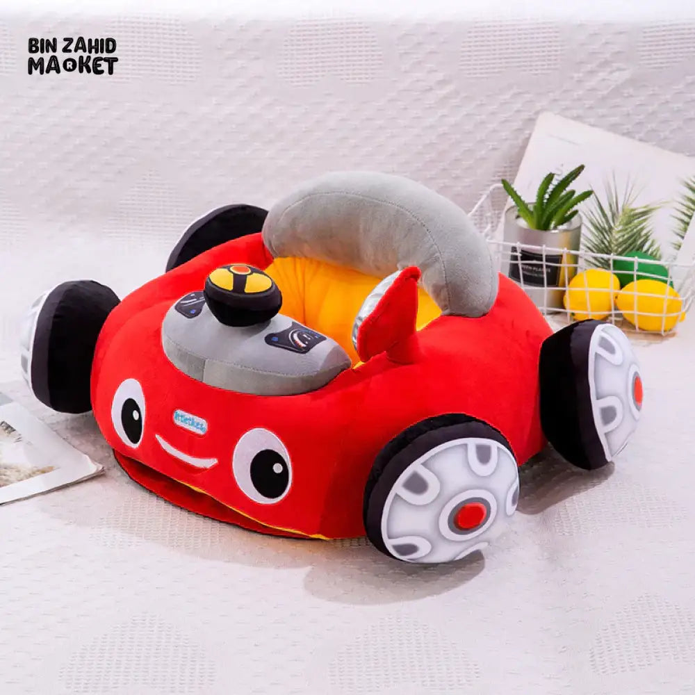 CARTOON CAR FLOOR SEAT Red