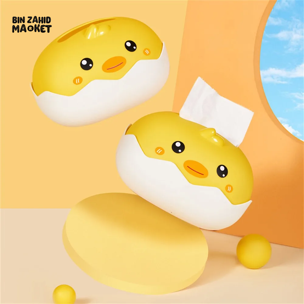 CARTOON CHICKEN TISSUE BOX UNIQUE DESIGN EASY TO USE