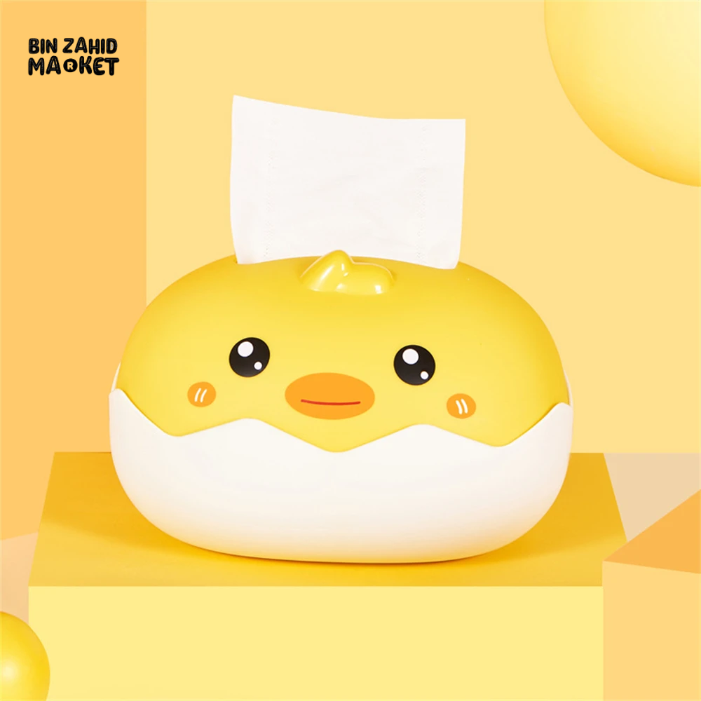 CARTOON CHICKEN TISSUE BOX UNIQUE DESIGN EASY TO USE