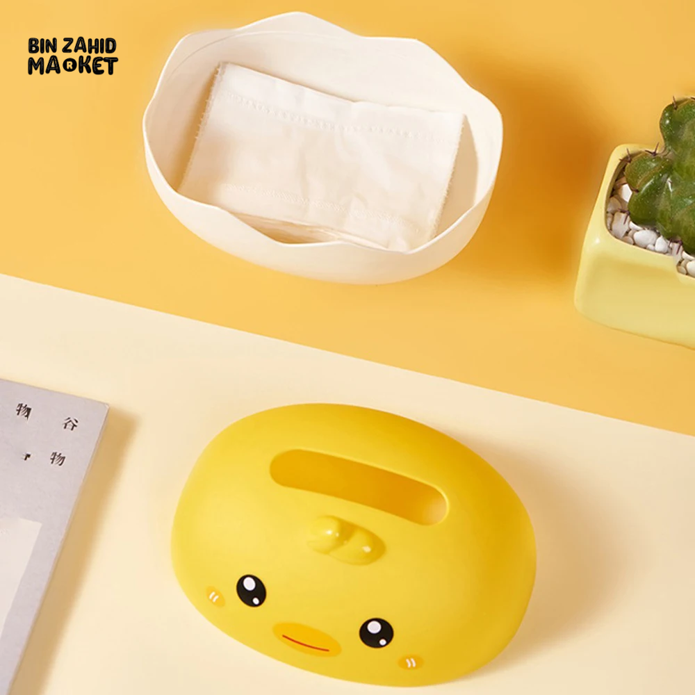 CARTOON CHICKEN TISSUE BOX UNIQUE DESIGN EASY TO USE