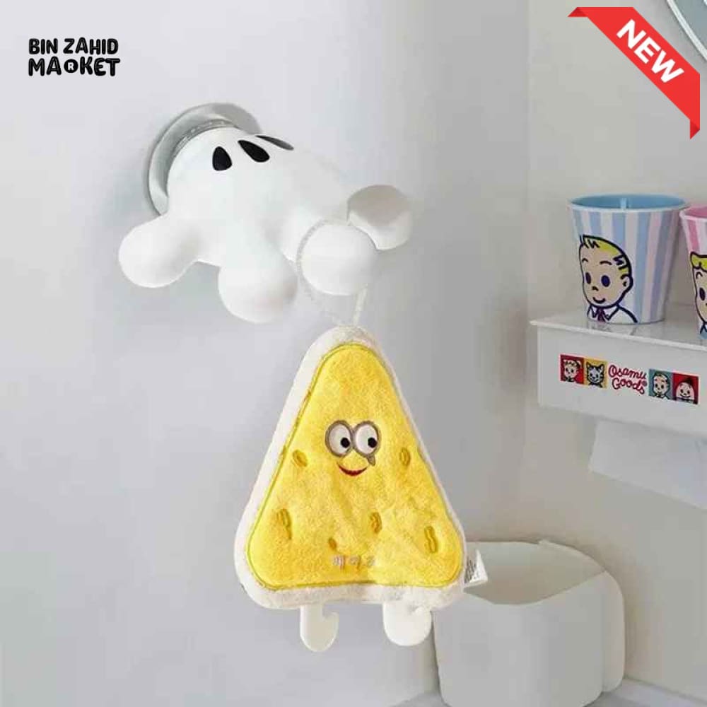 CARTOON HAND WALL HOOK WITH SUCTION CUP 1-PIECE