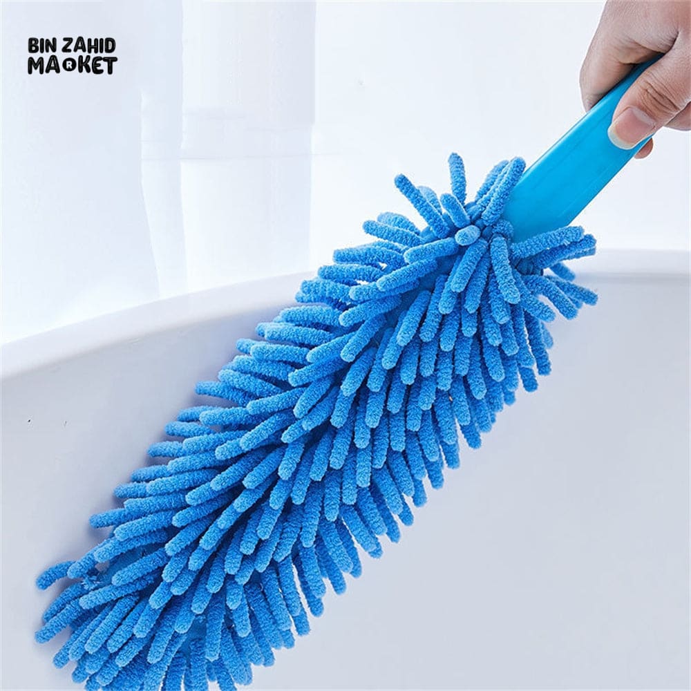 CARTOON MICROFIBER DUST CLEANING BRUSH – MINI HANDHELD ANTI-DUST CLEANER FOR HOME & CAR