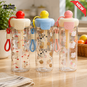 DANNY HOME CARTOON STRAW WATER BOTTLE - 700 ML