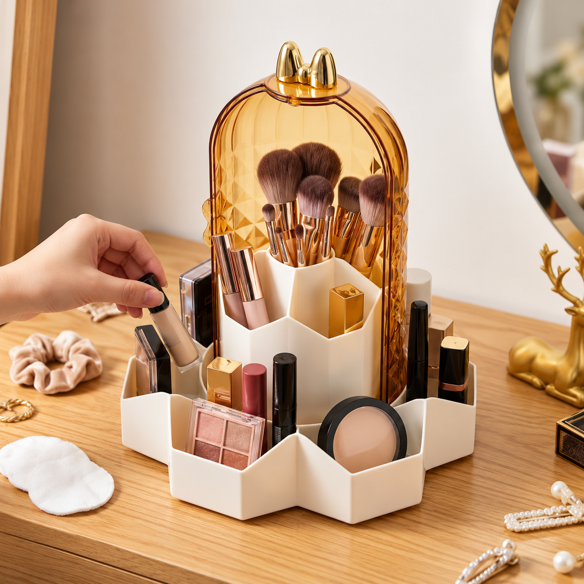 Acrylic Makeup Organizer