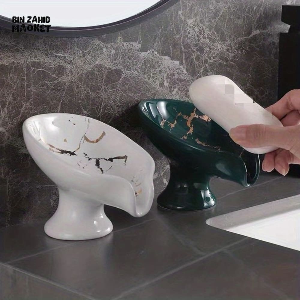 CERAMIC MARBLE PRINTED DISH FOR SOAP