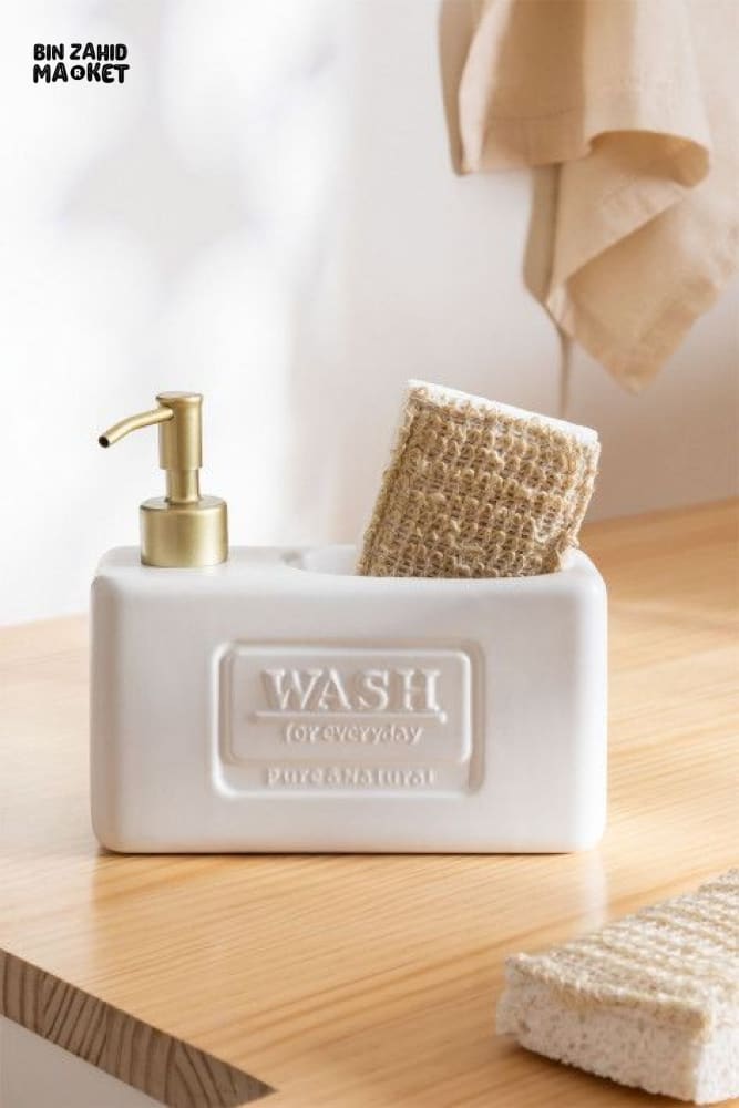 CERAMIC SOAP DISPENSER SET