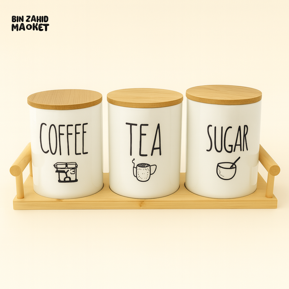 Ceramic Storage Jar Trio