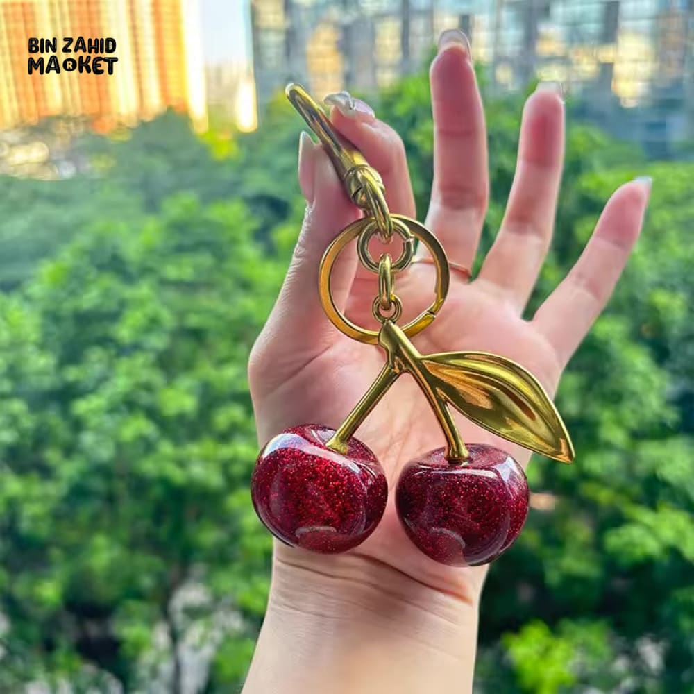 CHERRY KEYCHAIN