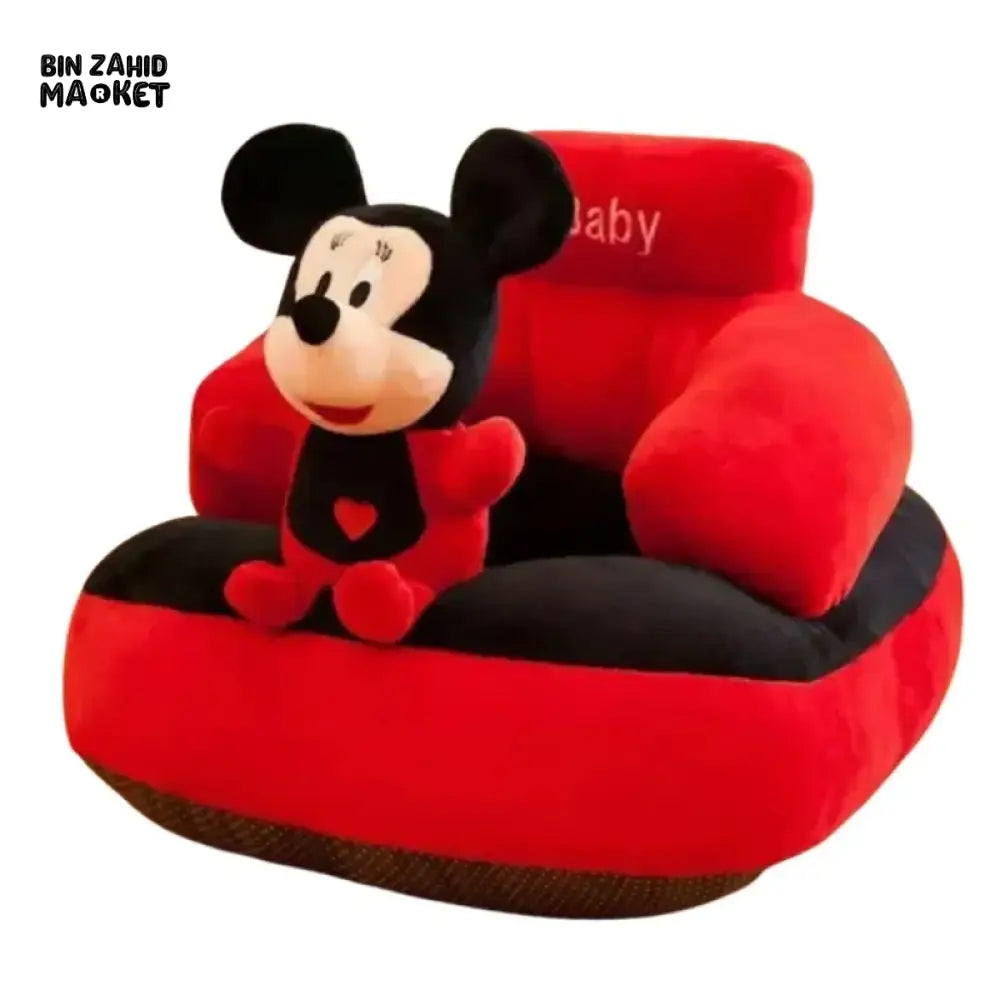 CHILDPLUSH ANIMAL FACE STUFF SOFA MICKEY
