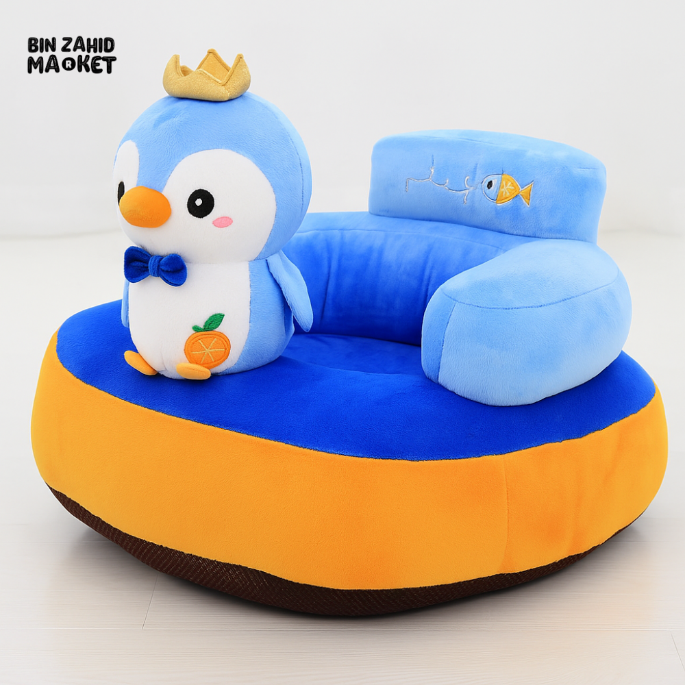 CHILDPLUSH ANIMAL FACE STUFF SOFA PENGUIN