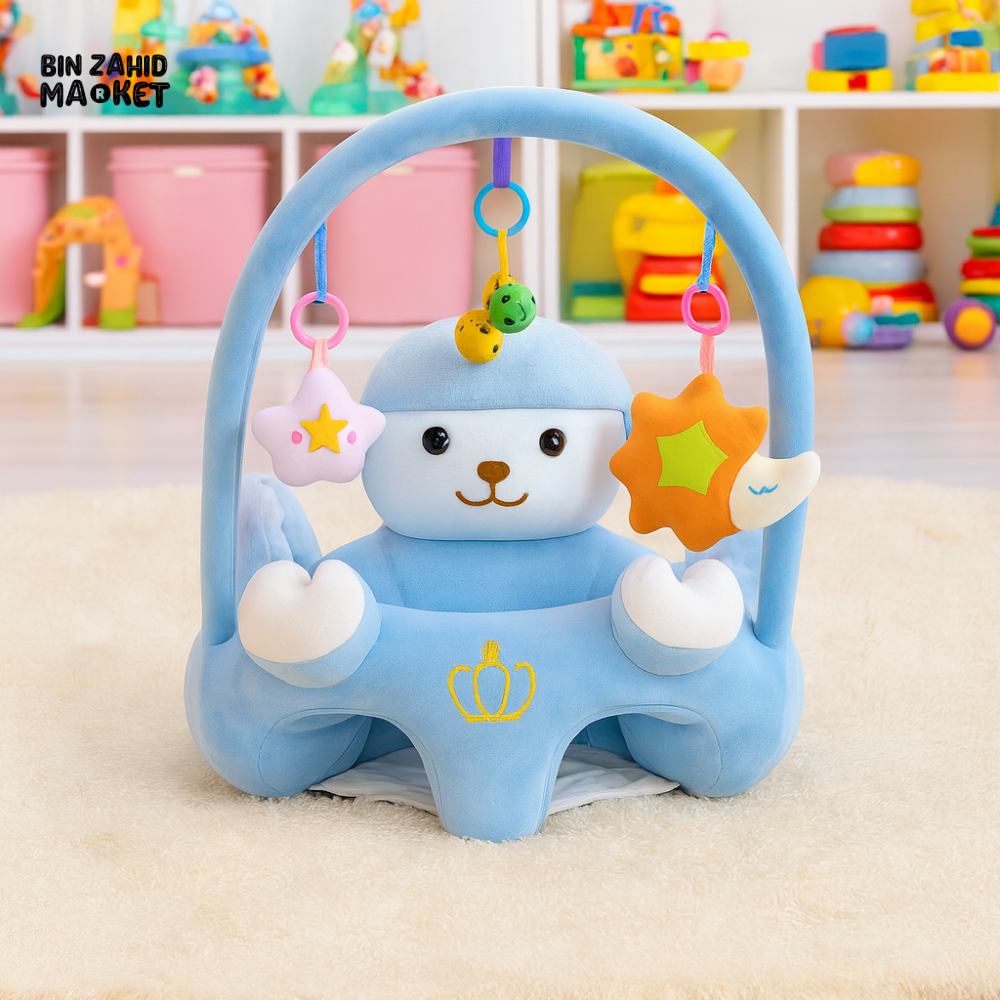 CHILDPLUSH ANIMALS TOY BAR RATTLE STUFF SEAT LAMB