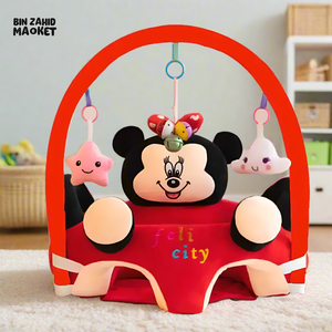 CHILDPLUSH ANIMALS TOY BAR RATTLE STUFF SEAT MICKEY