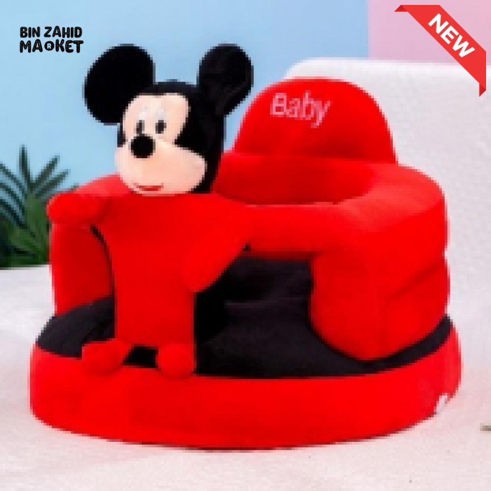 CHILDPLUSH ROUND CARTOON STUFF SEAT MICKEY