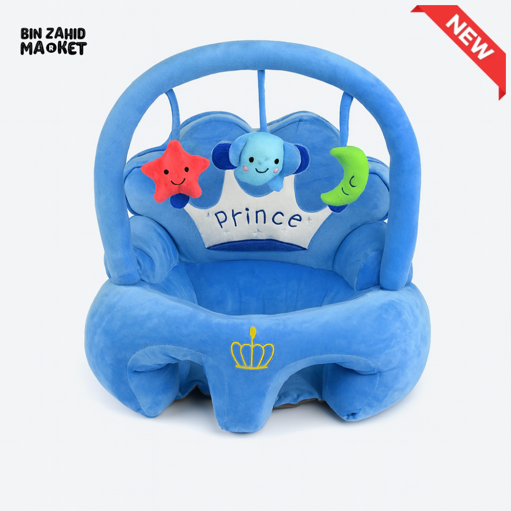 CHILDPLUSH ROYAL TOY BAR RATTLE STUFF SEAT BLUE