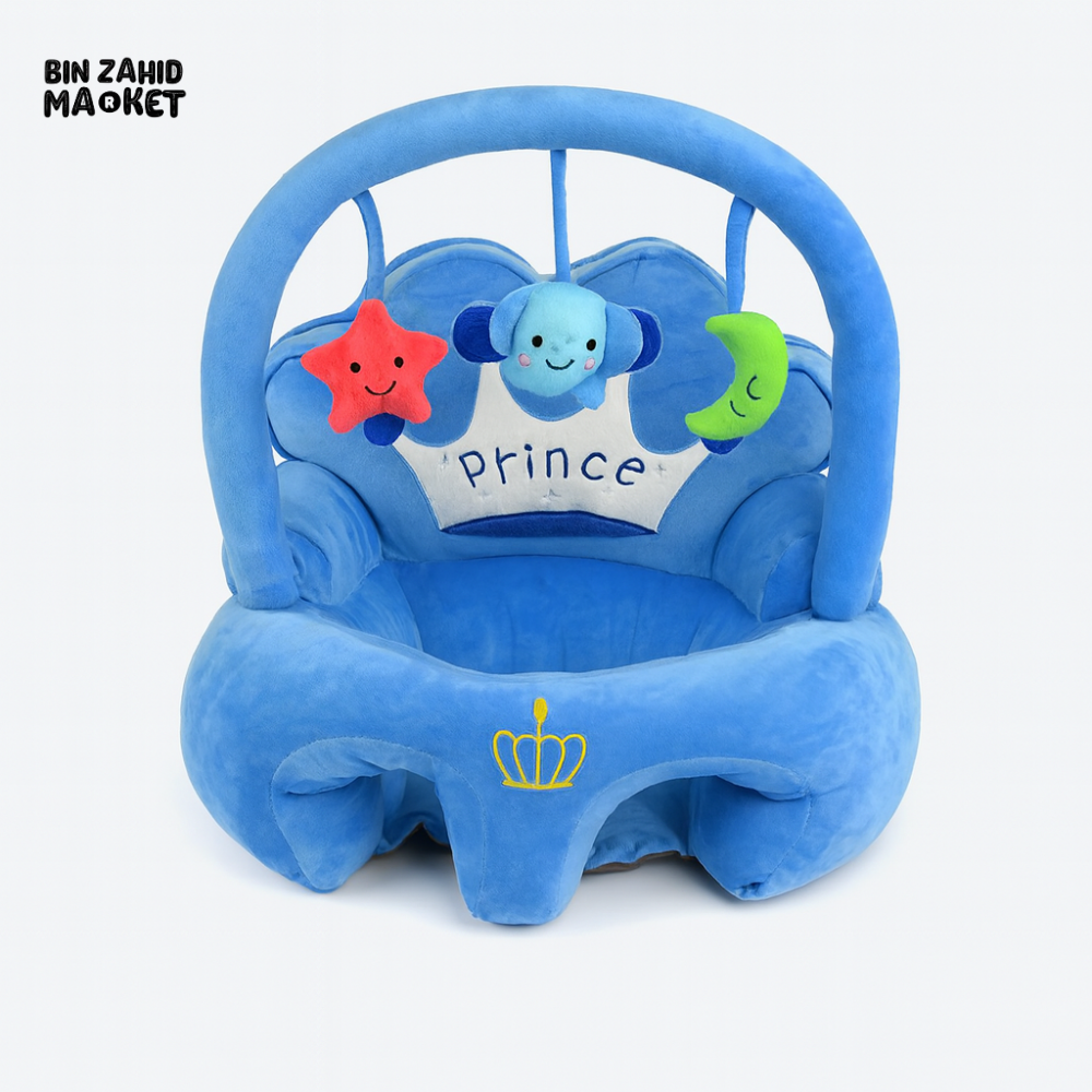 CHILDPLUSH ROYAL TOY BAR RATTLE STUFF SEAT BLUE