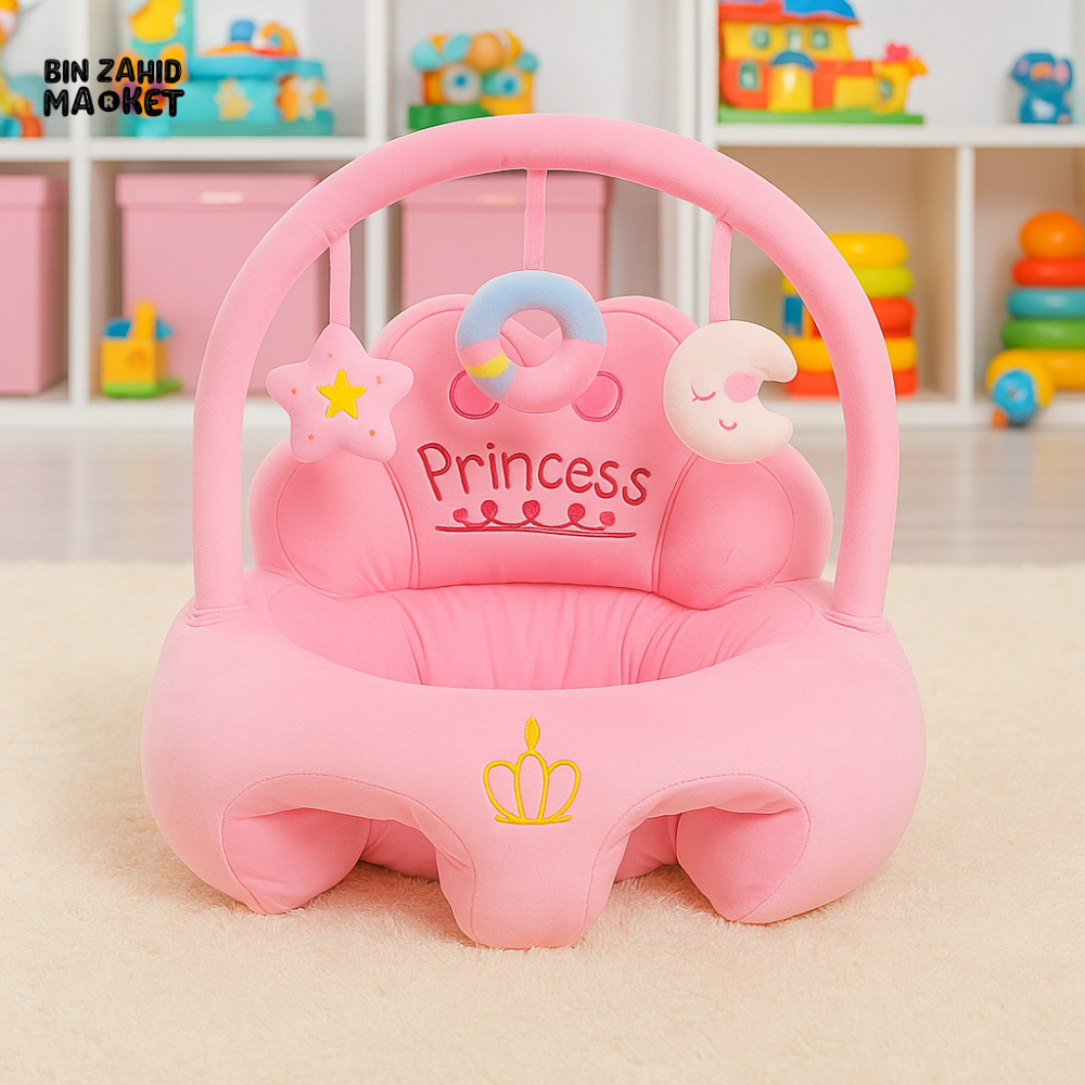 CHILDPLUSH ROYAL TOY BAR RATTLE STUFF SEAT PINK