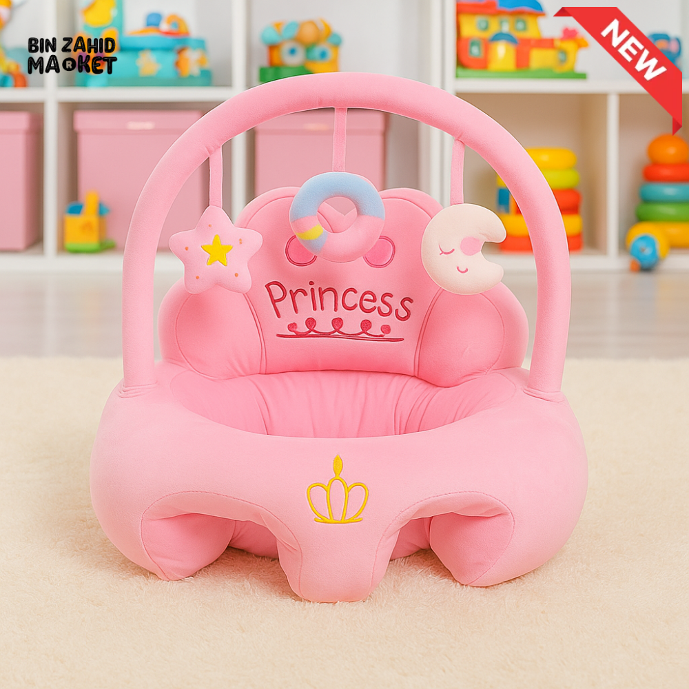 CHILDPLUSH ROYAL TOY BAR RATTLE STUFF SEAT PINK