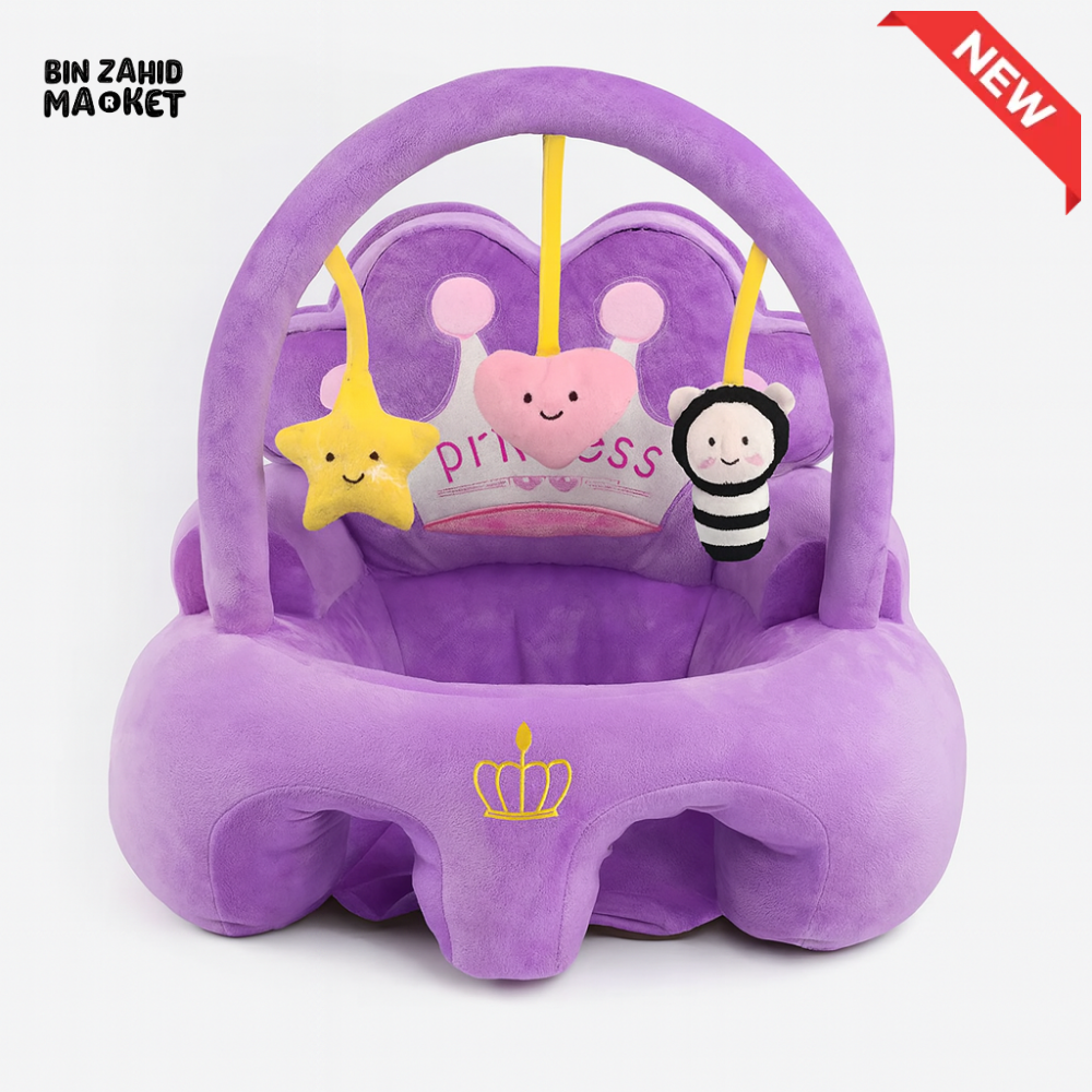 CHILDPLUSH ROYAL TOY BAR RATTLE STUFF SEAT PURPLE