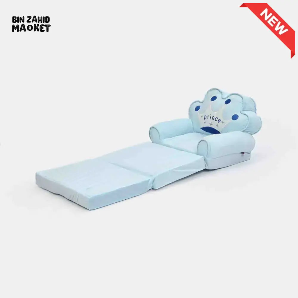 CHILDPLUSH SPONGE 3 LAYERS STUFF SOFA BLUE PRINCE