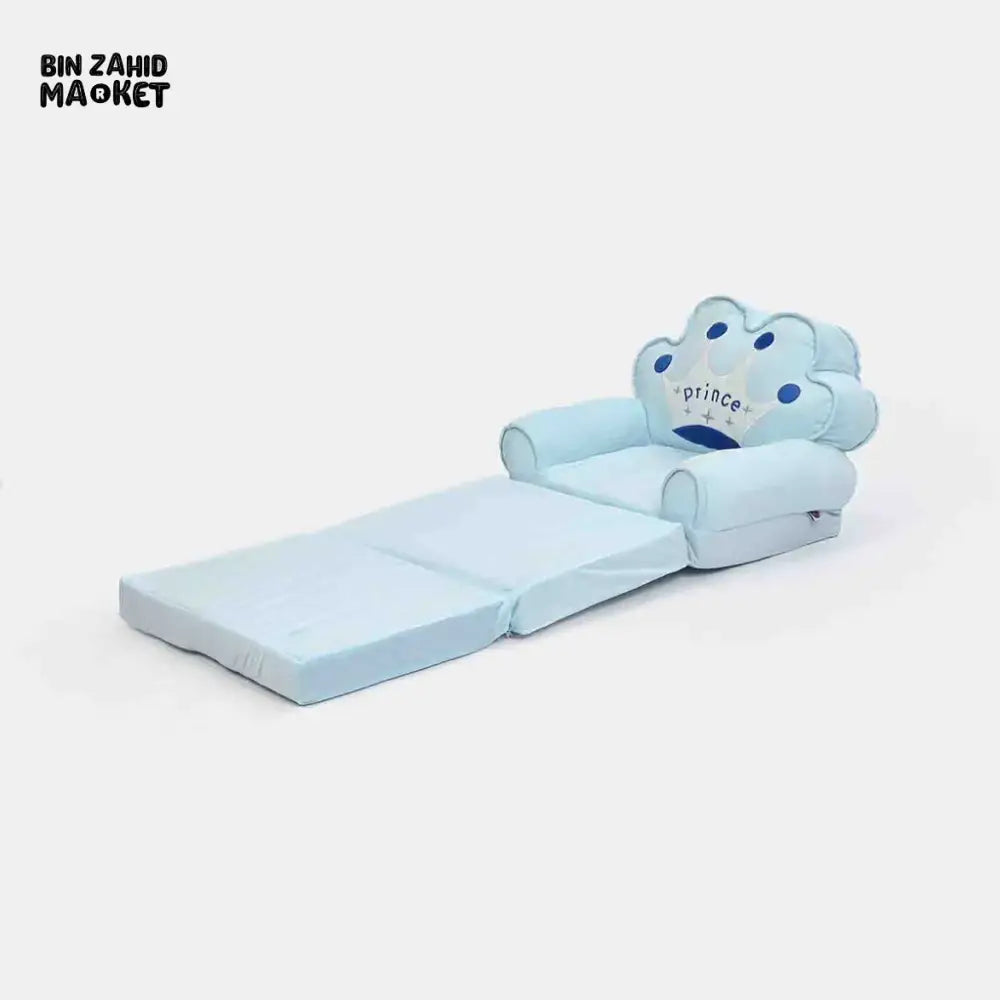 CHILDPLUSH SPONGE 3 LAYERS STUFF SOFA BLUE PRINCE