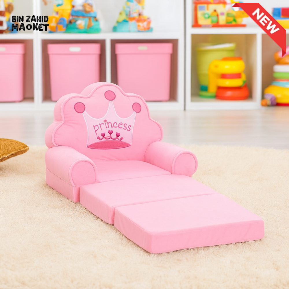 CHILDPLUSH SPONGE 3 LAYERS STUFF SOFA PINK PRINCESS