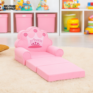 CHILDPLUSH SPONGE 3 LAYERS STUFF SOFA PINK PRINCESS