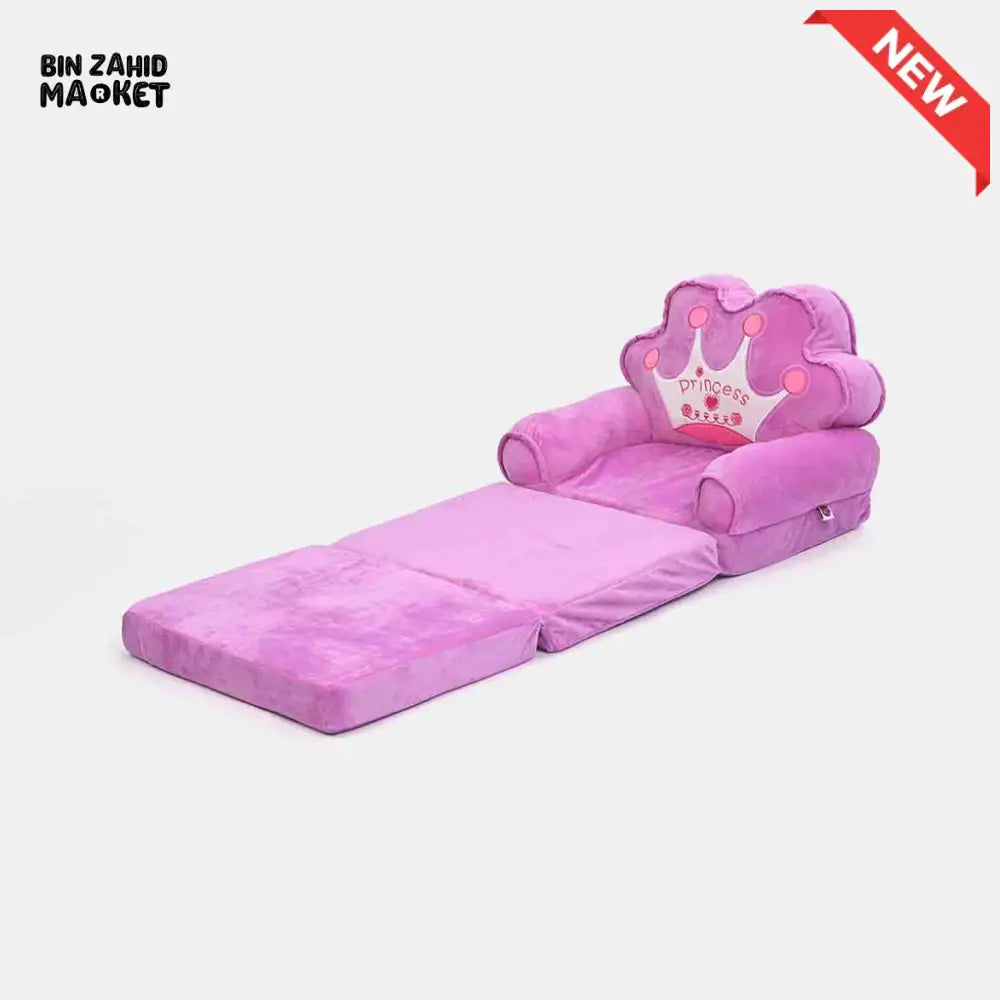 CHILDPLUSH SPONGE 3 LAYERS STUFF SOFA PURPLE PRINCESS