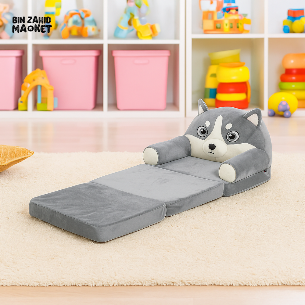 CHILDPLUSH SPONGE 3 LAYERS STUFF SOFA RACCOON