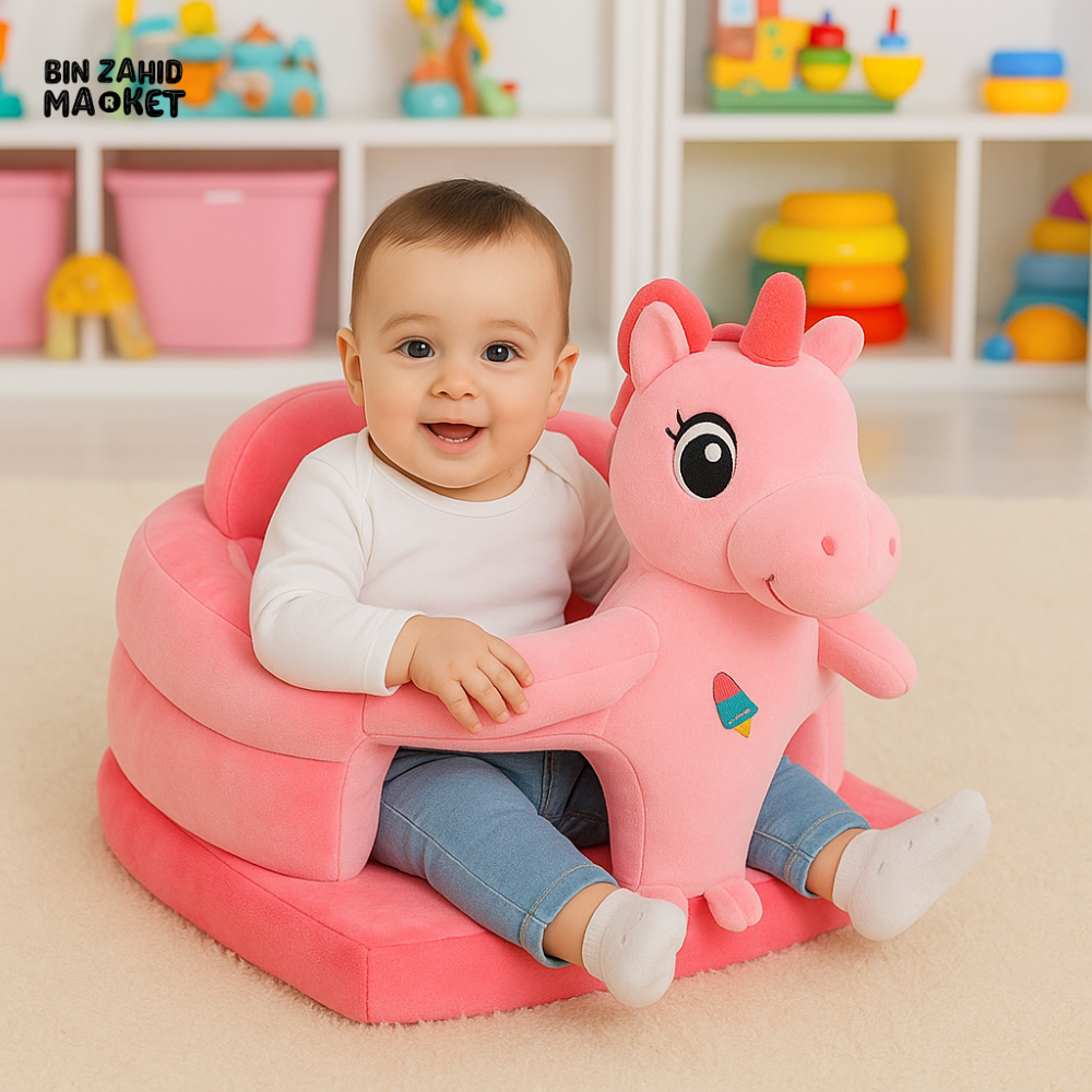 CHILDPLUSH SQUARE CARTOON STUFF SEAT UNICORN