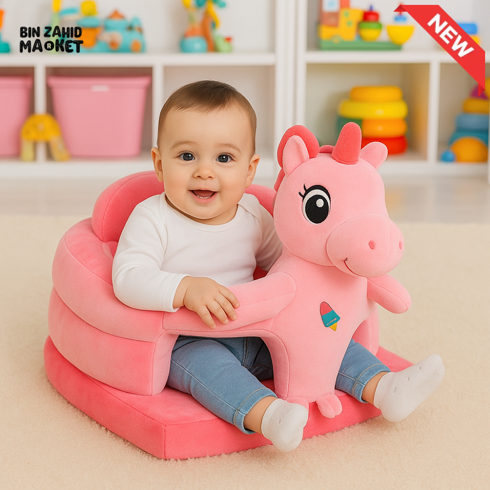 CHILDPLUSH SQUARE CARTOON STUFF SEAT UNICORN