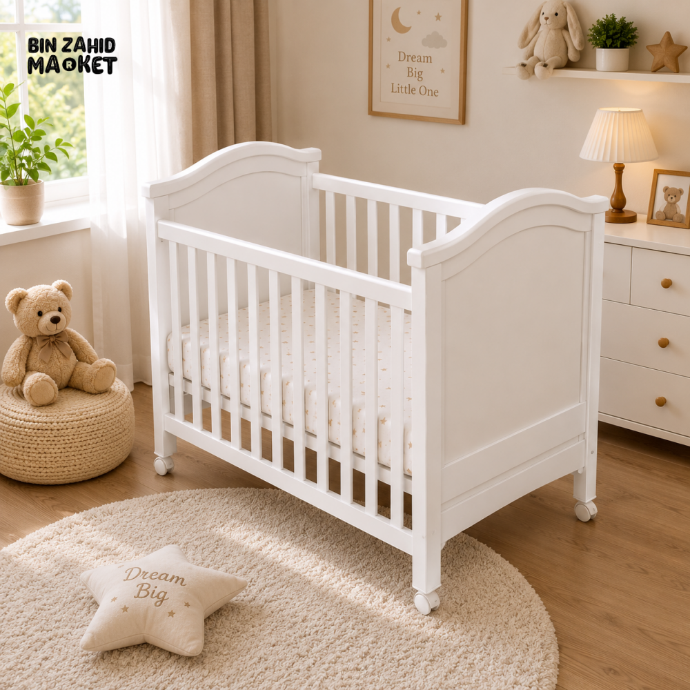 CLASSIC WOODEN BABY CRIB