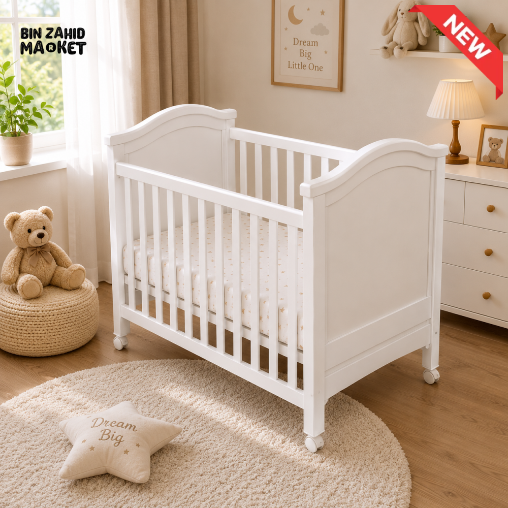 CLASSIC WOODEN BABY CRIB