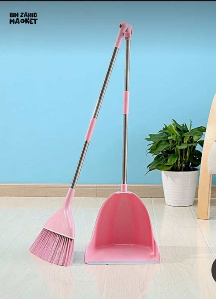 CLEANING BROOM WITH DUSTPAN