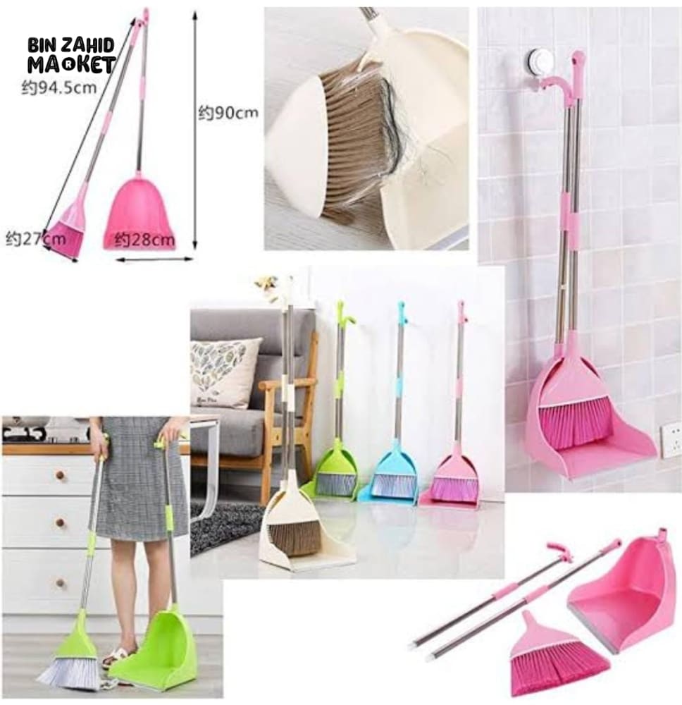 CLEANING BROOM WITH DUSTPAN