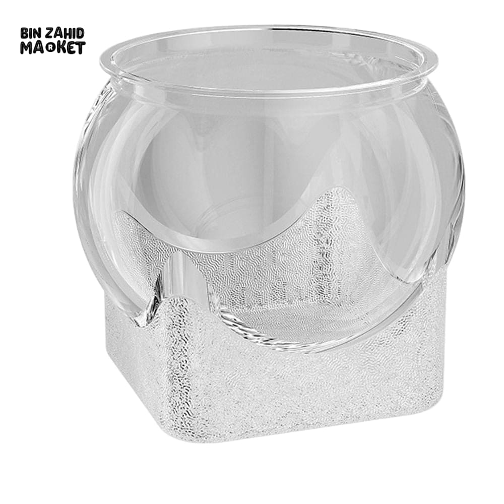 CLEAR TRANSPARENT ROUND AQUARIUM – DESKTOP MICRO-LANDSCAPE ECO FISH TANK DROP-RESISTANT ORNAMENTAL DECOR