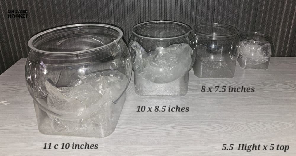 CLEAR TRANSPARENT ROUND AQUARIUM – DESKTOP MICRO-LANDSCAPE ECO FISH TANK DROP-RESISTANT ORNAMENTAL DECOR