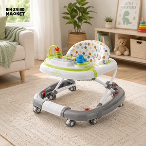 COMFORT RIDE BABY WALKER - GREEN