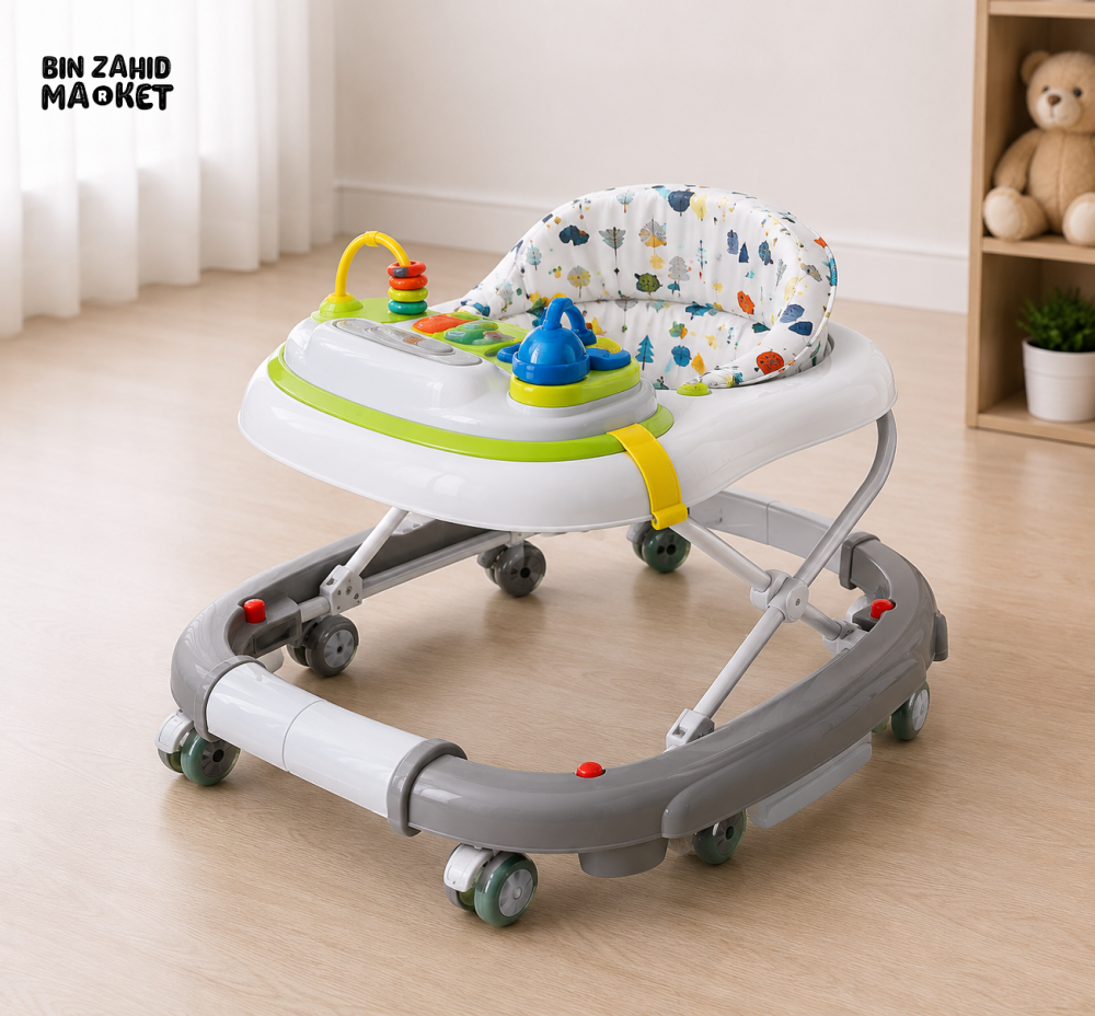 COMFORT RIDE BABY WALKER - WHITE