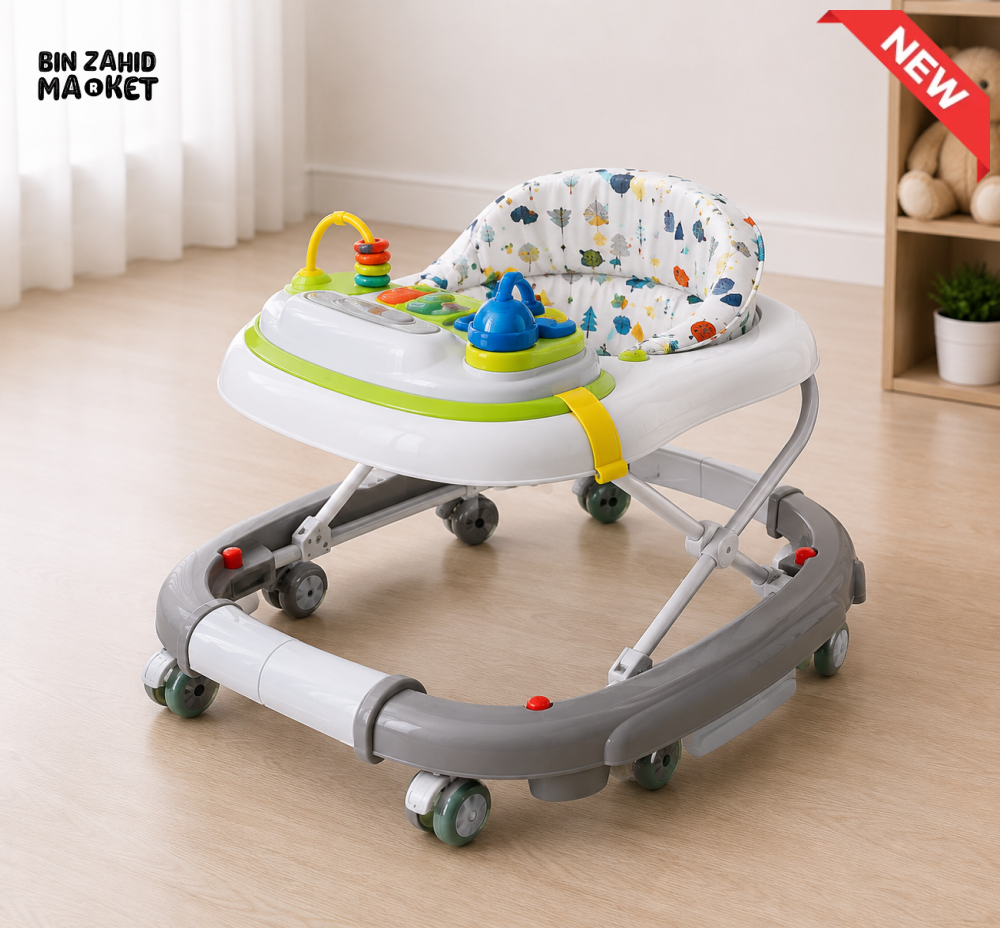 COMFORT RIDE BABY WALKER - WHITE